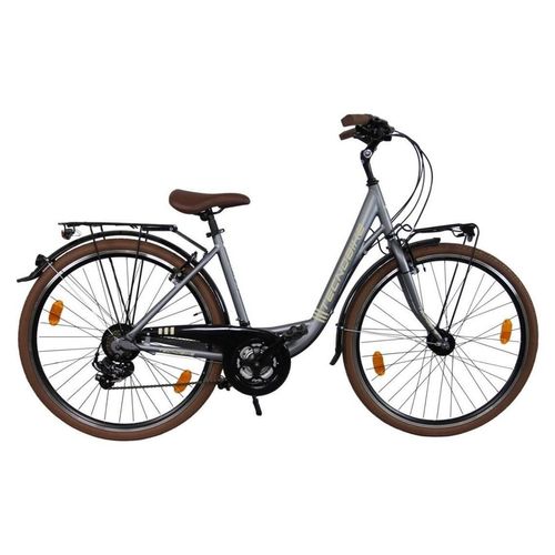 Tecnobike NSR Fahrrad 26" Mobi 21V Anthrazit H41 Dynamo