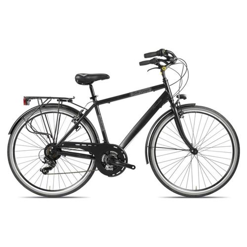 Tecnobike NSR 28" Belle Epoque Herren-21-Gang-Nabendynamo, mattschwarz, H51