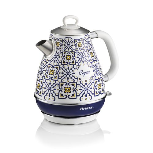 ARIETE Wasserkocher "2869CA Capri", bunt (gemuster), B:22cm H:30cm T:22cm, Wasserkocher