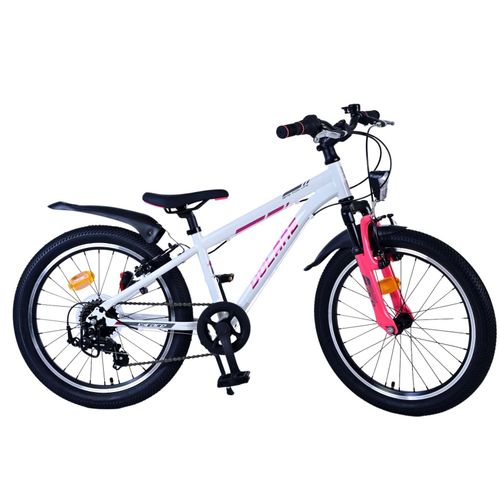 Volare Kinderfahrrad XC Race 20 Zoll Kinderrad in Weiß Pink Fahrrad