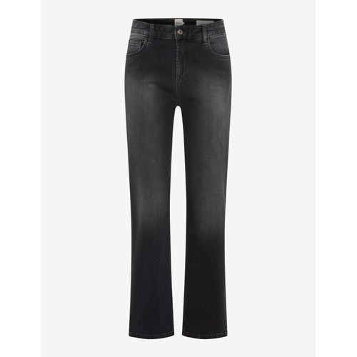 Brax Damen Five-Pocket-Hose Style MADISON S USED DARK GREY, denim dunkelgrau, Gr. 36
