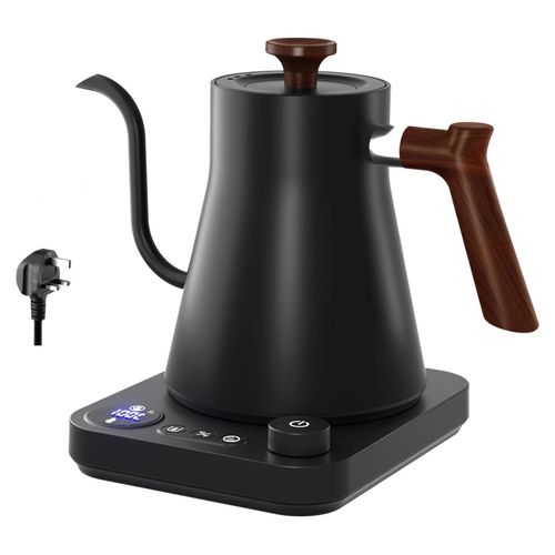 Schwanenhals Wasserkocher 900ml elektrisch Temperaturregelung Pour Over - Gelb