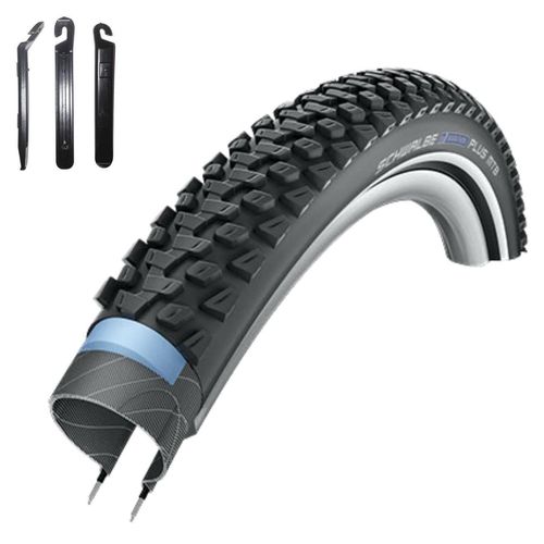Schwalbe Marathon Plus MTB Reifen mit 3 Reifenhebern