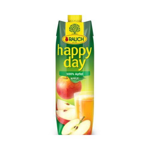 happy day Fruchtsaft, 100 % Apfel, 6 x 1 l