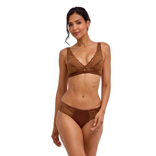 Triangel-BH FALKE "Delicate Touch", Damen, Gr. XL, N-Gr, 1 Stk., deer (5536), BHs Triangel-BH