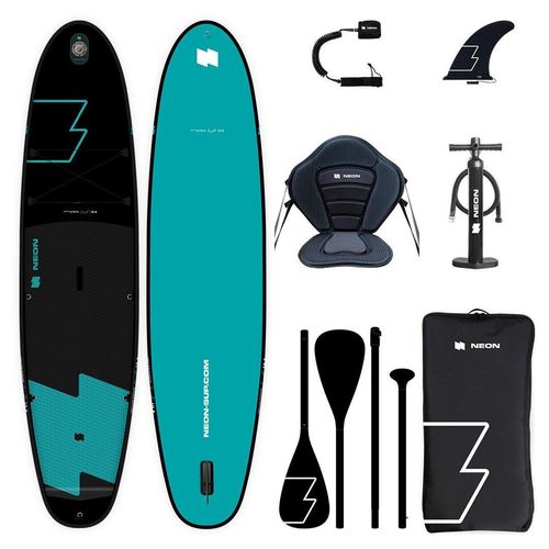 Neon Led Combo 10'8 – Aufblasbares SUP & Kajak Stand-Up-Paddle-Board