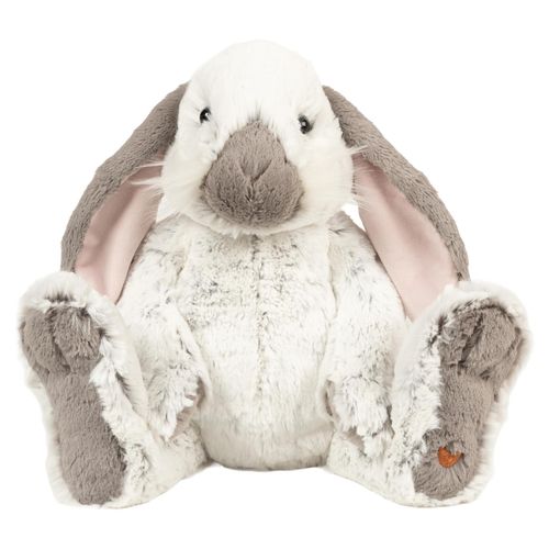 Plüschhase Rosie, 38 cm, grau, mit Stickerei