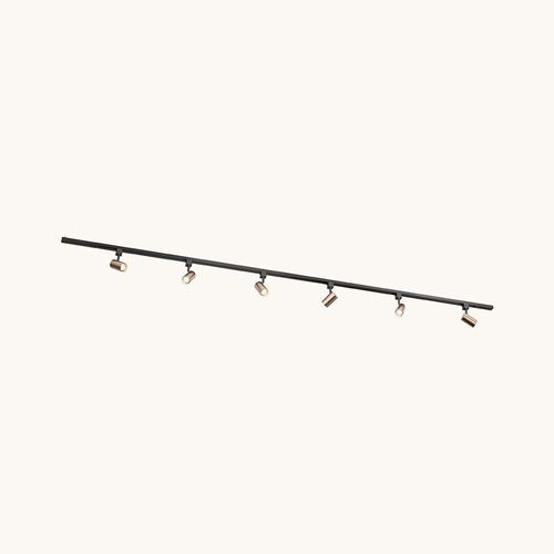 LUSENZ LED GU10/ST64 Spot 2700K IP20 dimmbar Aluminium