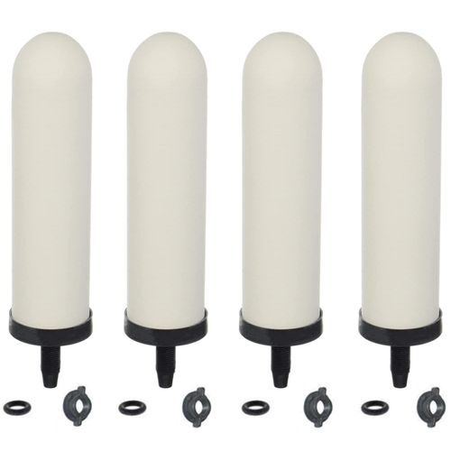 4er-Set Keramikfilter 7 Zoll mit Aktivkohle