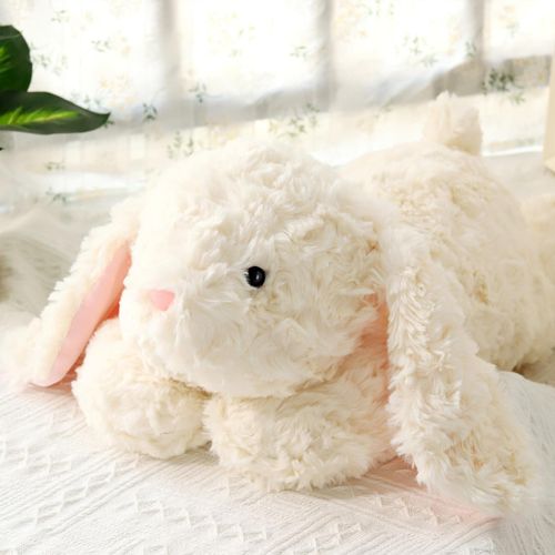 Großer, schwerer Plüschhase - 70 cm, Beige
