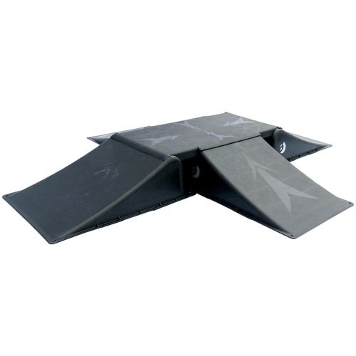 Skaterrampe BEST SPORTING "HI Impact 30011", schwarz, Rampen, Kinder, B/H/L: 126cm x 16cm x 156cm, Kunststoff, B:126cm H:16cm L:156cm