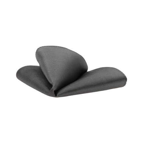 Einstecktuch VENTI "VENTI Einstecktuch uni", Herren, grau, 70% Polyester, 30% Seide, Modetücher