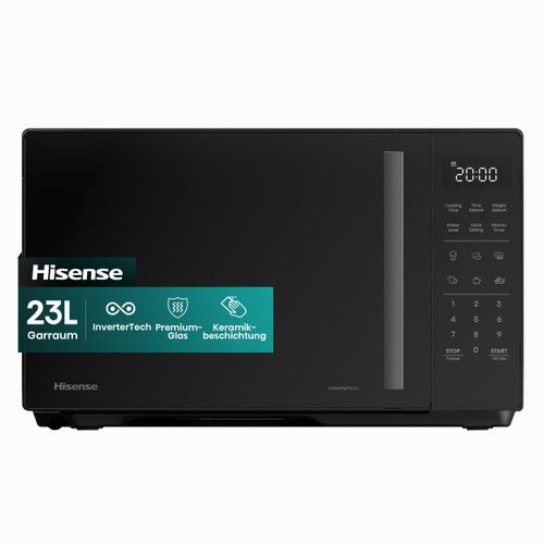 HISENSE Mikrowelle "H23MOBS4HI", schwarz, B:47cm H:28cm T:38cm, Mikrowellen, Mikrowelle