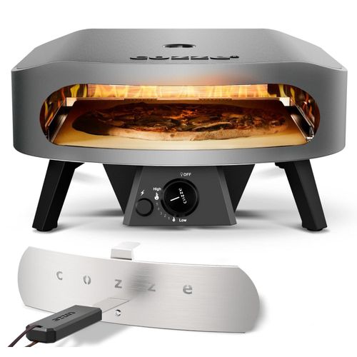 Gaspizzaofen Pizzaofen Pizzagasofen - Ø 43 cm - 8,0 kW - Edelstahl - Für Garten und Terrasse