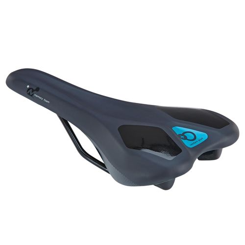 Fahrradsattel PROPHETE "MTB Sattel", grau (schwarz), Fahrradsättel