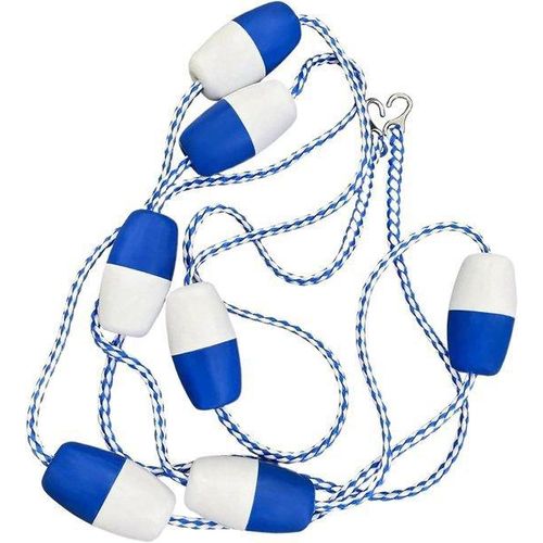 Sicherheit Schwimmen Linie - Schwimmbad Trennung Linie - Sicheres Schwimmen - Hohe Sicht - 5 Meter - Blau weiß