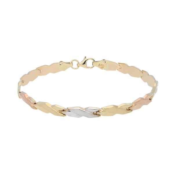 Armband Vivance "DreifäRbig", Gelb (Gelbgold 375), ArmbäNder, Damen, Gelbgold 375, Armband-image
