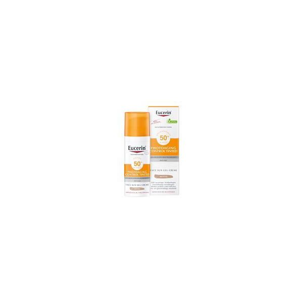 Eucerin Sun CC Creme GetöNt Mittel LSF 50+ 50 Ml-image
