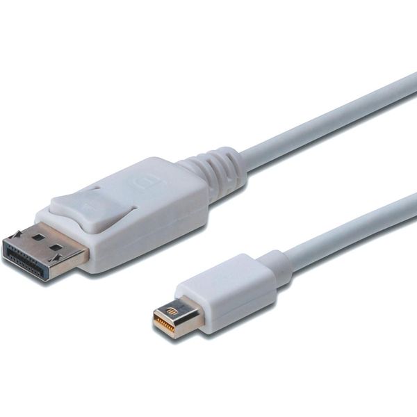 Digitus Cavo Displayport Minidp -> Dport St/St 2M 1.1A Bianco Polybag-image