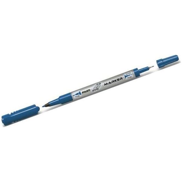 Pilot Cd Marker - Pennarello Blu Affidabile Per Una Varietà Di Superfici - Ideale Per Scrivere, Disegnare E Segnare! Scegliete La Qualità E La Convenienza In Un Unico Prodotto!-image