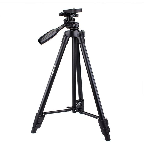 Svbony SV101 Treppiede Per Fotocamera, Treppiede In Alluminio Da 138 Cm Treppiede Compatto E Leggero Con Custodia Per Il Trasporto Treppiede Da Viaggio Compatibile Con Svbony SV13 SV28-image