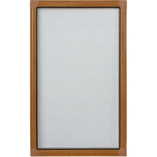 Zanzariera Zanzariera Marrone Chiaro Telaio In Alluminio Zanzariera 110X 130Cm-image