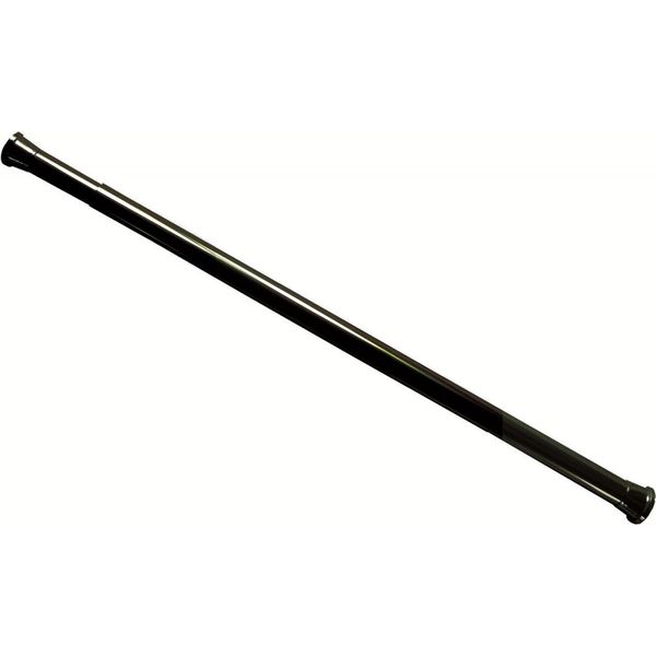 Asta Telescopica Per Tende Da Doccia 70 - 110 Cm Nero Alu Asta Di Fissaggio-image