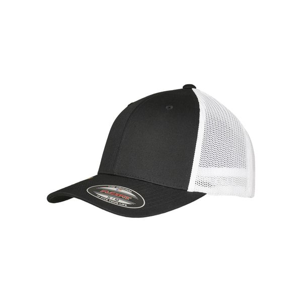 Flexfit 6511RM | Flexfit Trucker Recycled Mesh Cap - Colore: Nero/Bianco - Taglia: L/Xl-image
