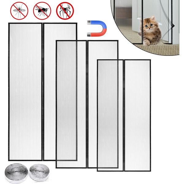 Einfeben Zanzariera Porta Zanzariera Porta Tenda Zanzariera Magnetica Tenda Porta Balcone Zanzariera Con Chiusura Magnetica 120X240Cm-image