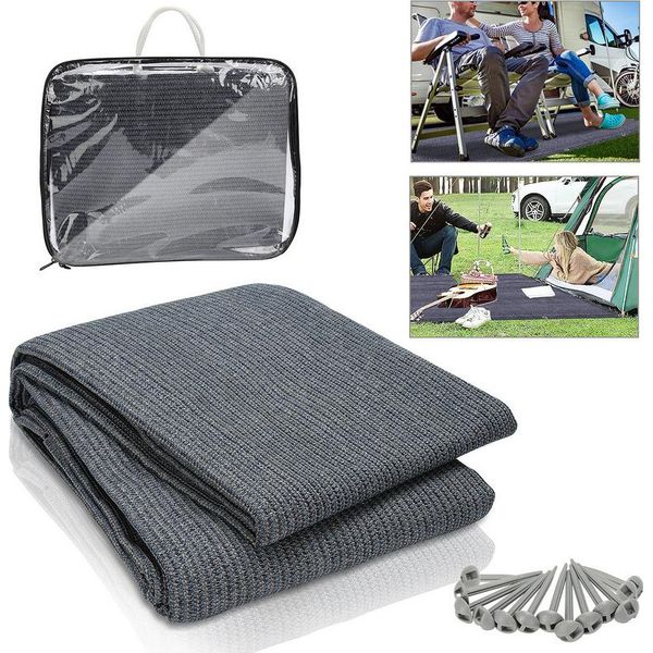 Yakimz Tenda Tappeto Tenda Tappeto Tenda Attrezzatura Tenda Tarpaulin Impermeabile Outdoor Campeggio Tappeto Tenda Pavimento Picnic Coperta Tenda Sottostrato Caravan 300X400Cm-image