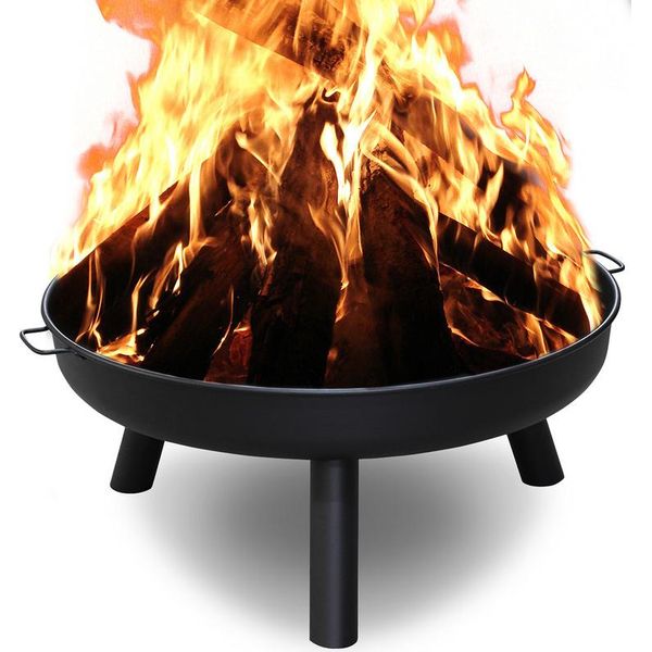 Jiubiaz Ciotola Per Il Fuoco Cesti E Ciotole Per Il Fuoco Accogliente 80 Cm Cesto Per Il Fuoco All'aperto Terrazza Per Il Fuoco Gambe-image