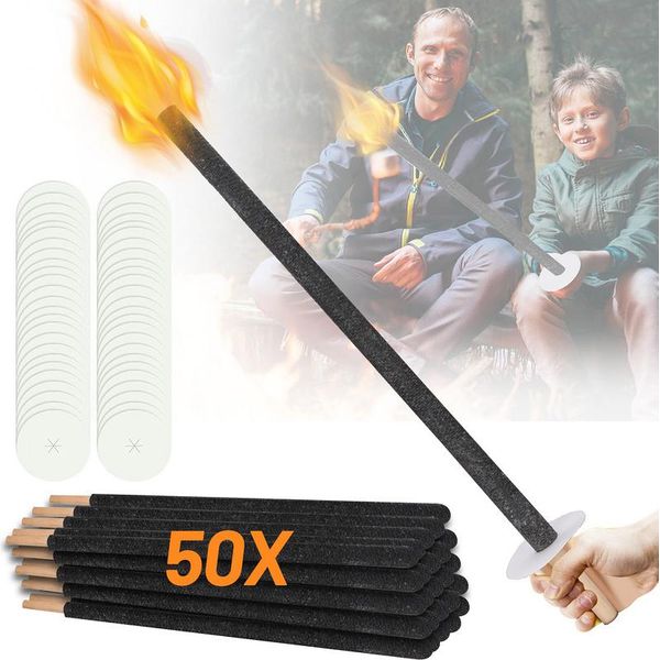 Torce Yakimz Torce Da Giardino Torce Di Cera Di Alta Qualità Tempo Di Combustione Vario Torce Di Cera Di Alta Qualità Con Tempi Di Combustione Diversi 90Min 72Cm 50X-image