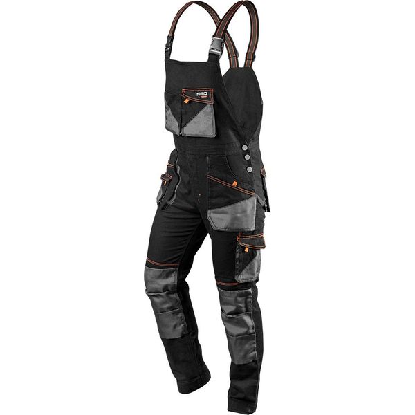 Neo Tools Salopette Hd Pantaloni Slim Da Giardino Pantaloni Pratici Da Lavoro Pantaloni Protettivi Da Artigiano - Taglia: M-image