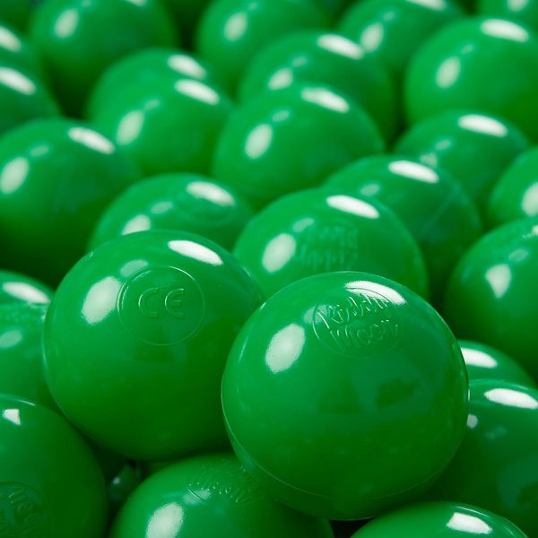 Kiddymoon 300 Palline Da Gioco ∅ 7Cm Per Bambini Palline Da Bagno In Plastica Eu, Verde-image