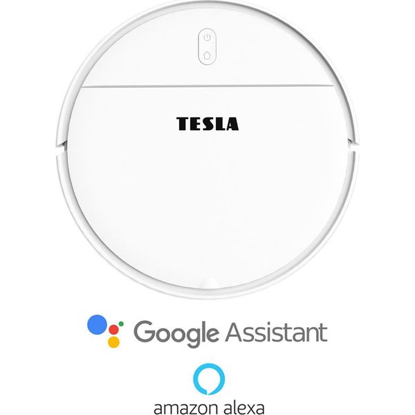 Tesla Robostar Iq100 Aspirapolvere Robotico 2 In 1, Con Controllo Tramite App, Ifttt, Google Home, Amazon Alexa, Motore Bldc, Ricarica Automatica-image
