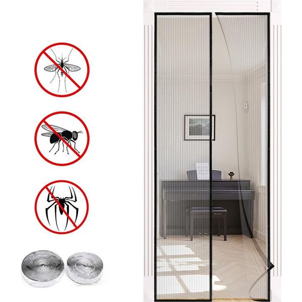Jiubiaz Zanzariera Magnetica Porta 120 X 240 Cm Zanzariera Porta Balcone Tenda Zanzariera Zanzariera Senza Perforazione-image