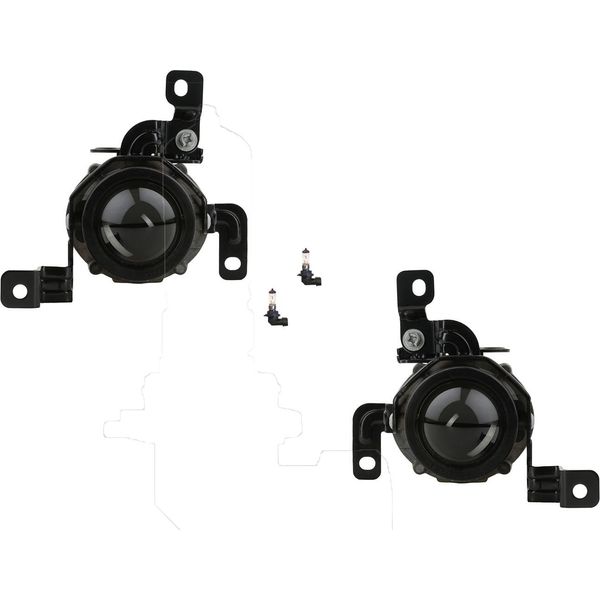 Johns, Set Di Fendinebbia A Sinistra E A Destra Adatto A Kia Rio Yb Sc Da 01/2017 - W. HB4-image