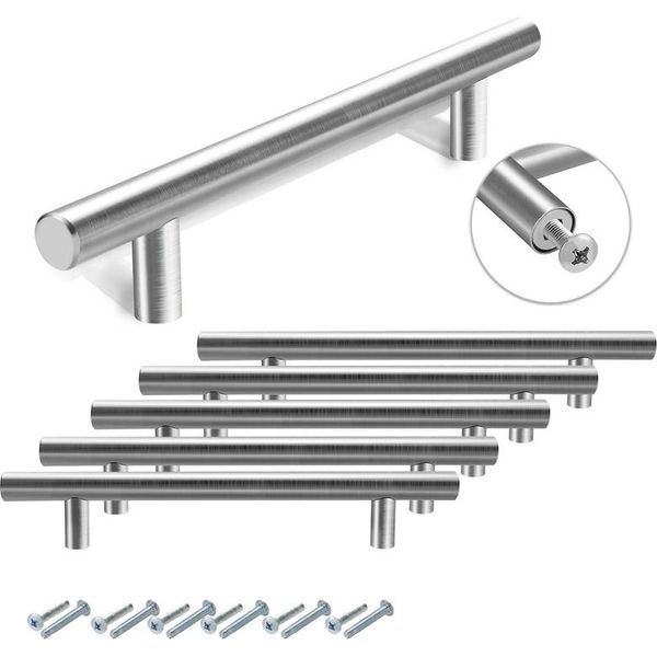 Yakimz Mobili Maniglie Armadio Maniglia Armadio Cucina Maniglia Bagno Cucina Maniglia Ufficio Porta 156*96*12MM 50 Pezzi-image