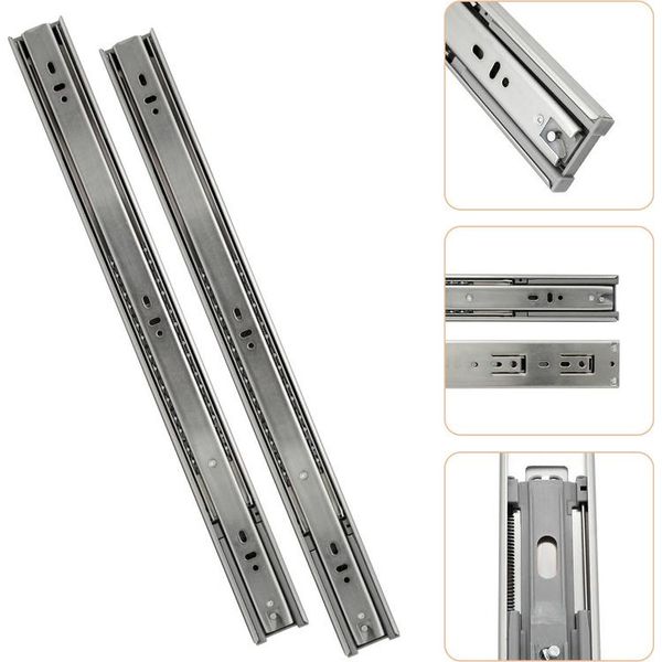 Yakimz Guide Per Cassetti Guide Per Cassetti 45 Mm Guida Stretta Ad Estrazione Totale 400 Mm 10 Pezzi-image