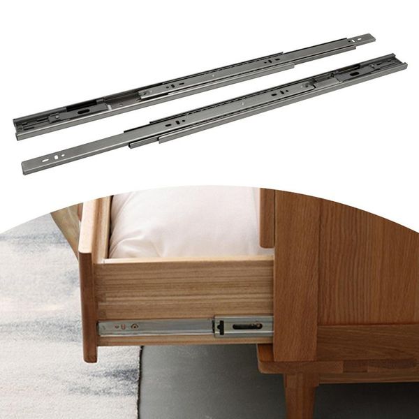 Yakimz Guide Per Cassetti Guide Per Cassetti 45 Mm Guida Stretta Ad Estrazione Totale 350 Mm 6 Pezzi-image