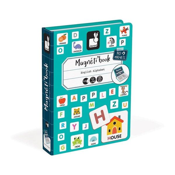 Janod Magnetibook Alfabeto Inglese-image