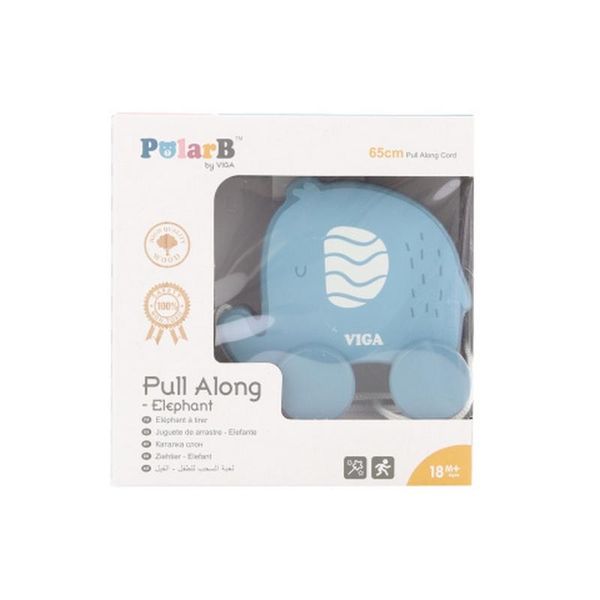 Viga 44004 Polarb Pull Along - Elefante-image