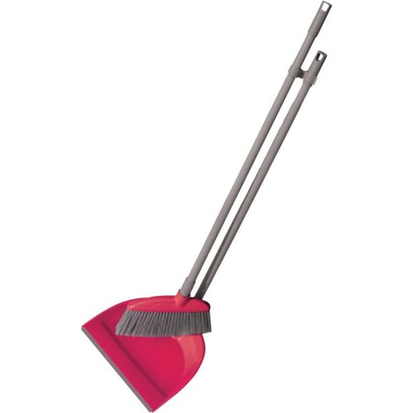Set Per La Pulizia York 063030, Scopa E Paletta, Con Manico 72 Cm-image