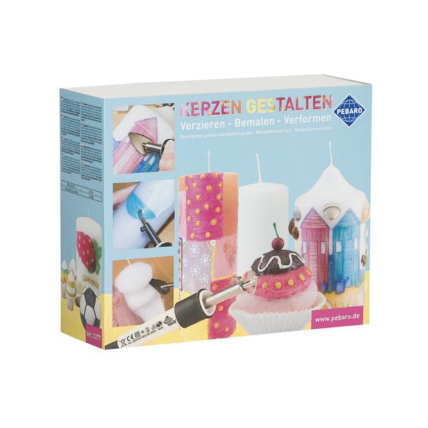 Set Regalo Per Candele Pebaro Con Colori A Cera, Candele E Tovaglioli, 0277-image