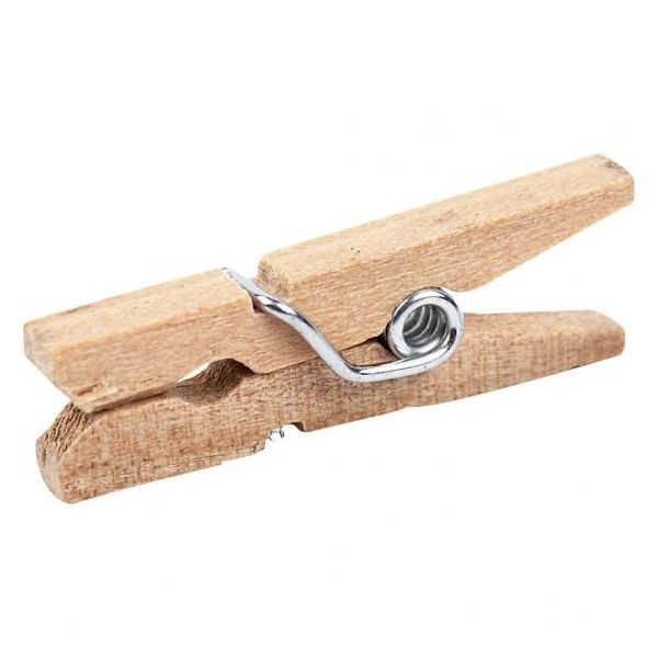 Set Di Chiodini In Legno Di Betulla 2,5 X 0,3 Cm 30 Pezzi-image