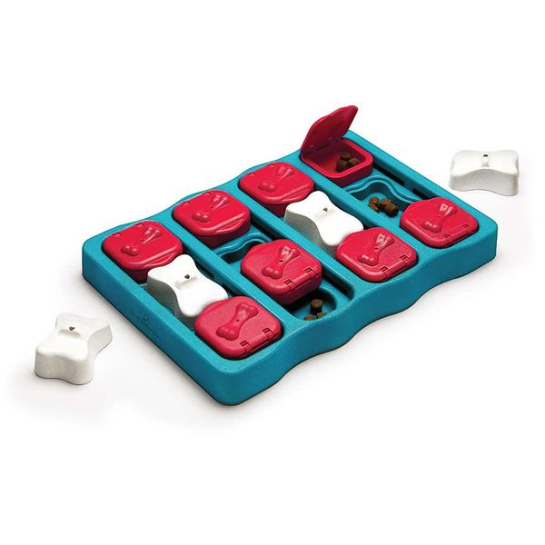 Gioco Di Strategia Per Cani Outward Hound Nina Ottosson Dog Brick Rosso Verde-image