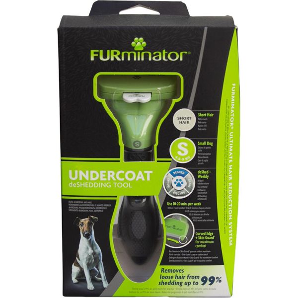 Furminator Per Cani Di Piccola Taglia A Pelo Corto, Strumento Per La Toelettatura Deshedding-image