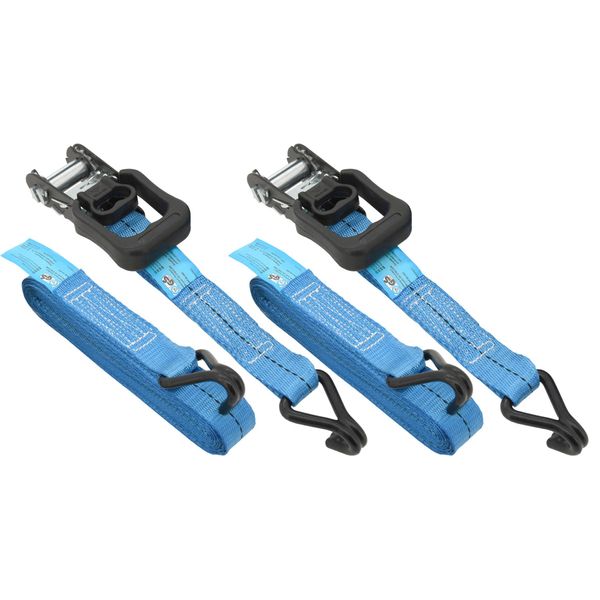 Cinghia Con Cricchetto E Ganci 2Pcs 500Dan 38Mm X 5M-image