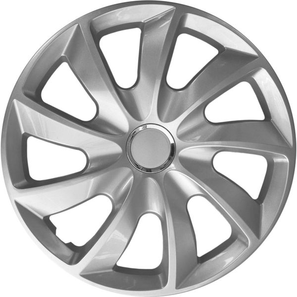 Nrm Copricerchi Stig, Argento 17" Pollici. (4 X Copricerchi Universali / Copricerchi)"-image