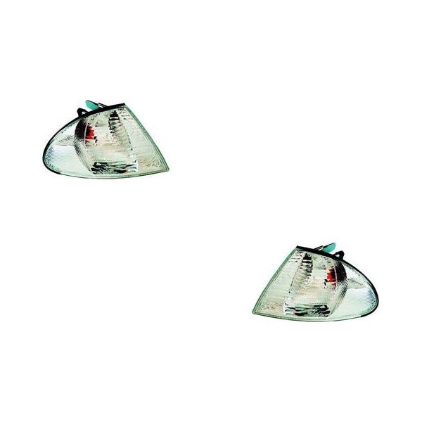 Johns, Indicatore Di Direzione Adatto A Bmw 3 E46 02/98-08/01 Set Anteriore Sinistro Destro-image